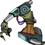 Robot Arm 2 Clip Art