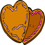 Heart Cookies Clip Art