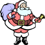 Santa & Sack 13 Clip Art