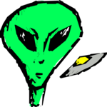 Space Ship & Alien 1