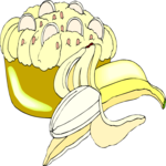 Pie - Banana Cream Clip Art