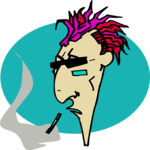 Punk Rocker 2 Clip Art