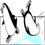 Ice Skating - Penguins