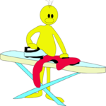 Ironing 1 Clip Art