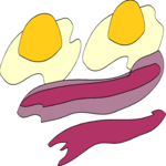 Eggs & Bacon 1 Clip Art