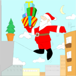 Santa on Tightrope