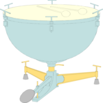 Drum - Kettle 3 Clip Art