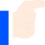 Finger Pointing 011 Clip Art