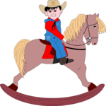 Rocking Horse 11 Clip Art