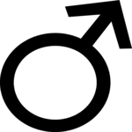 Male Symbol 08 Clip Art