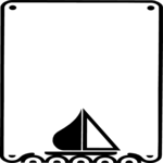 Sailboat Frame 4 Clip Art