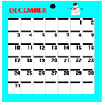 83 December - Fri Clip Art