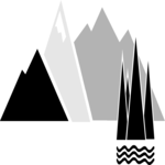 Mountains 115 Clip Art