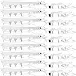 Stacked Books Border