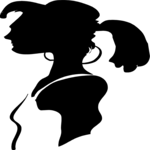 Woman with Ponytail