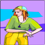 Woman - Sad 2 Clip Art