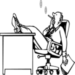 Businessman Smoking 1