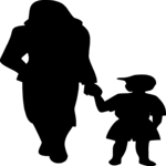 Mother & Child Clip Art