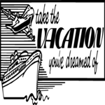 Dream Vacation Clip Art