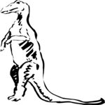 Dinosaur 01 Clip Art