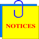 Notices Clip Art