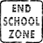 School Zone - End