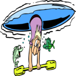 Kayaking 18 Clip Art