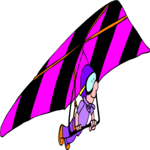 Hang Gliding 23 Clip Art