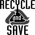 Recycle & Save Clip Art