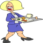 Flight Attendant 1 Clip Art