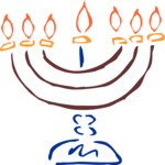 Menorah 09 Clip Art