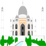 Taj Mahal 2 Clip Art