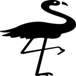 Flamingo 1 Clip Art