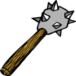 Spiked Club Clip Art