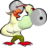 Body Builder - Eagle Clip Art