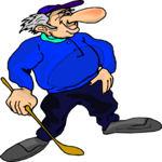 Golfer 089 Clip Art