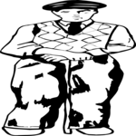 Golfer 41 Clip Art