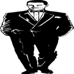 Tuxedo 02 Clip Art