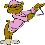 Triangle Player - Bear