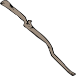 Walking Stick 2 Clip Art