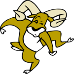 Ram Dancing Clip Art