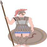 Footman - Greek 1 Clip Art