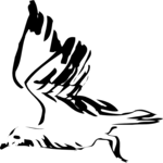 Bird Flying 08 Clip Art