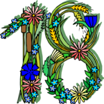 Flowery 18 Clip Art