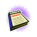 Memo Pad 1 Clip Art