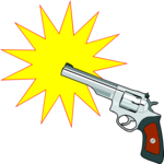 Pistol 7 Clip Art