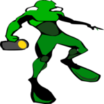 Scuba Diver 26 Clip Art