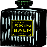 Antique Style Skin Balm Clip Art