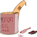 Motor Oil 4 Clip Art