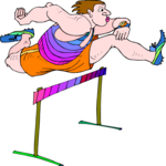 T & F - Hurdles 11 Clip Art